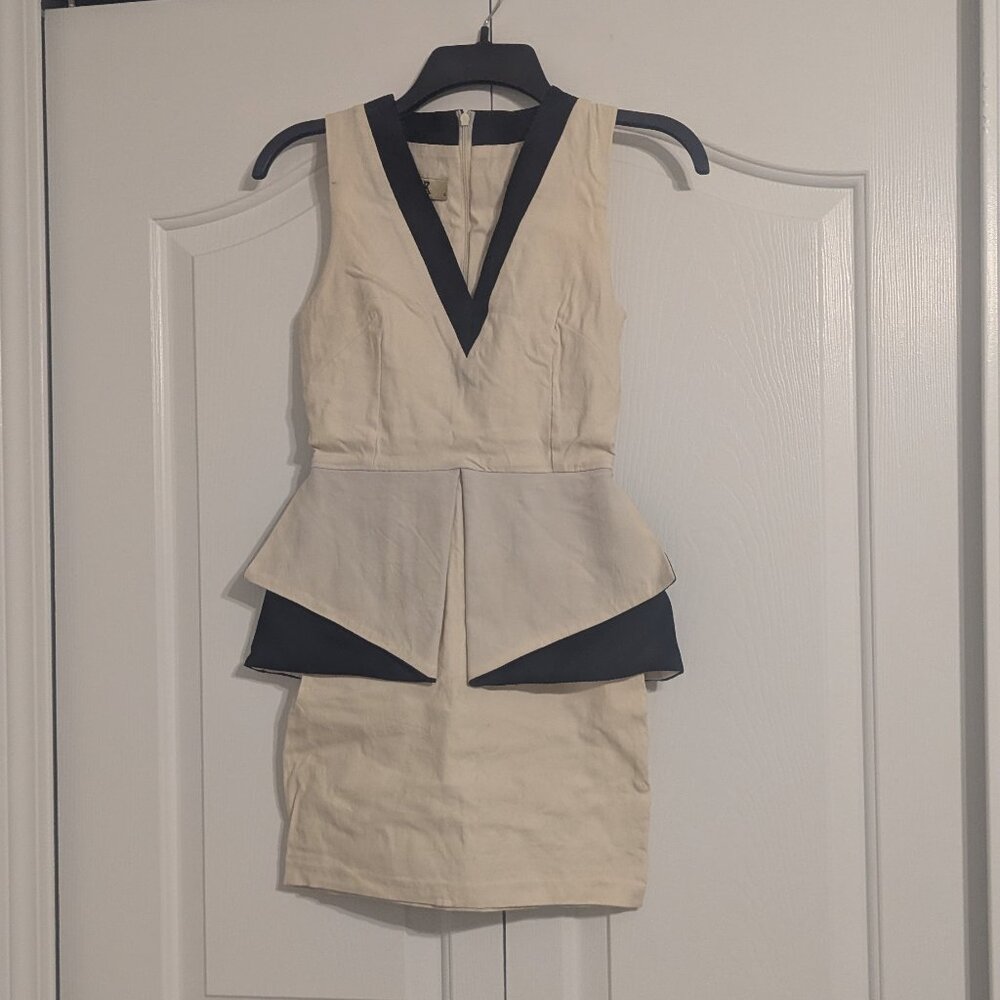 Peplum Vesper Mini Dress - Size 6